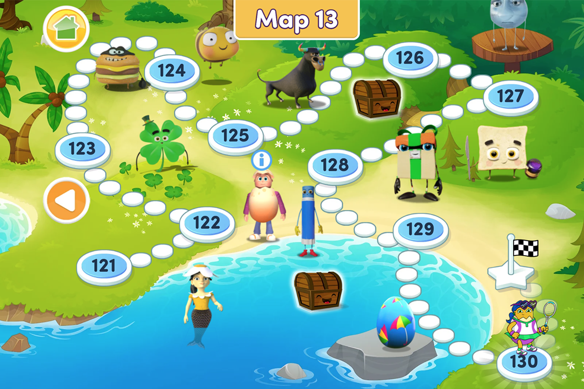ABC Reading Eggs Map 13 ABC Reading Eggs Map 13